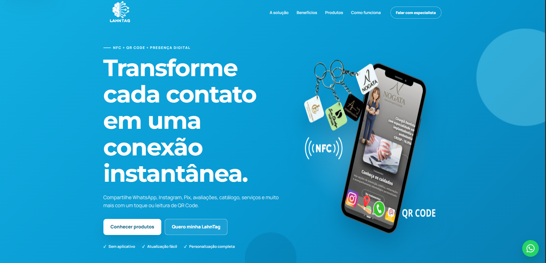 LahnTag NFC e QR Code